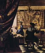 Jan Vermeer Allegory of Painting France oil painting artist